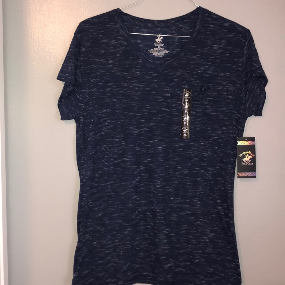 Blue shirt. Beverly Hills polo club. Size XL